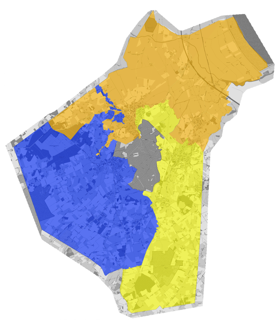 Karte Seelsorgebezirke